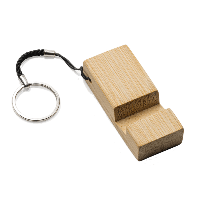 porte-clés bambou support portable