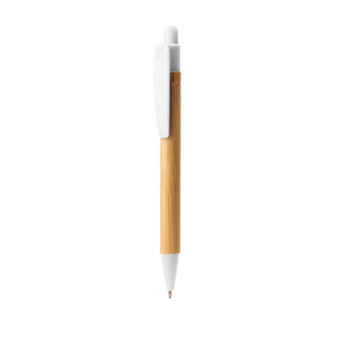 stylo bambou blanc