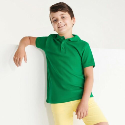 polo enfant vert pour broderie publicité nimes gard