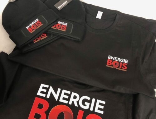 Bonnet et t-shirt Énergie bois dtf